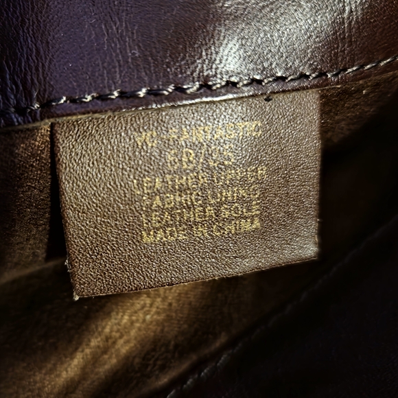 VINCE CAMUTO Size 6B Fantastic Riding Mix Croc Leather Boots Brown - Picture 13 of 14